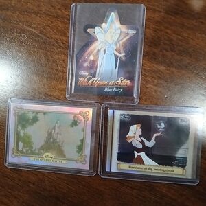 Disney Blue and Gold Collectible Card Set
